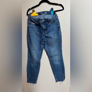 Old navy rockstar super skinny ankle jeans